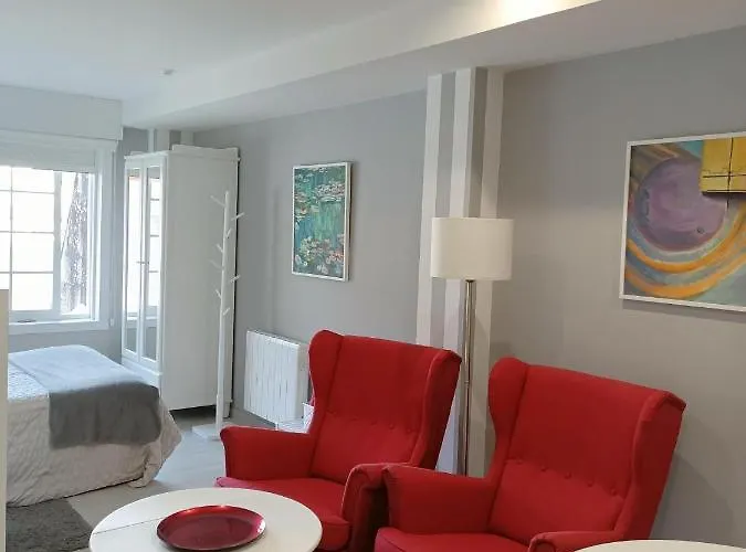 Estudio En Baiona- Playa Santa Marta Apartman